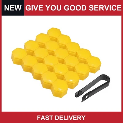 Paquete de 20 para Land Rover Range Rover Sport 2006-2013 cubierta de tuerca de rueda amarilla Foto 1 de 4