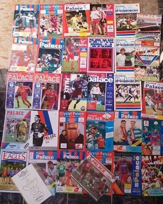38 Crystal Palace Programmes Mixed Seasons Can Split  - Image 1 of 4