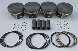 87.50MM JDM NIPPON RACING FLOATING PRC ITR OVERSIZED PISTONS TYPE R K24 DC5 NPR - Picture 1 of 3