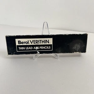 Vintage Berol Verithin Thin Lead Art Colored Pencils (9) Carmine Red 2745 USA - Picture 1 of 6