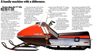 1973 Moto-Ski F Series Snowmobile SLED Poster 24 X 18 Inch SWEET! - Picture 1 of 2