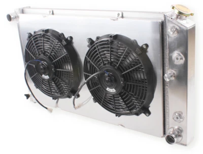 Radiador para 1968 1969 1970 Pontiac Tempest/1974-1975 Grandville cubierta de ventilador de 3 filas Foto 1 de 4