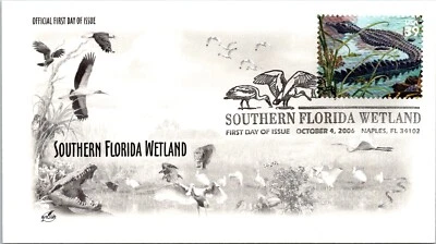 FDC 2006 SC #4099 Artcraft, Crocodile - Naples, FL - Single - J1294 - Image 1 of 2