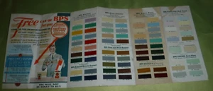 BPS PAINT COLOR CHART BROCHURE  PIONEER HARDWARE MARINETTE WI PHONE 179 VINTAGE - Picture 1 of 4