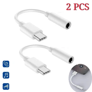 Adaptador tipo C a 3,5 mm conector de audio auxiliar cable para auriculares plug and play para iPhone - Imagen 1 de 13