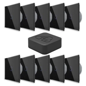 LIVOLO Starter Pack-4 Smarthome System Interruttore Mascherine Prezzo Vantaggioso Nero - Foto 1 di 21