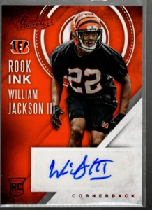 A0691- 2016 Absolute Rook Tinte Rot #10 William JACKSON III Auto (Rookie Card) - Bild 1 von 2