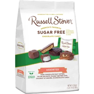 Russell Stover ZUCKERFREI SORTIERTER ZWICKELBEUTEL - 17,75 Unzen - 2er PACK - Bild 1 von 3