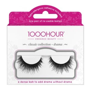 1000 Hour Classic Collection - Drama Re-Usable Waterproof Lashes - #552 - Picture 1 of 2
