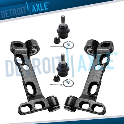 4pc Front Lower Control Arm Brackets Ball Joints for Chevy Trailblazer GMC Envoy - Image 1 of 4
