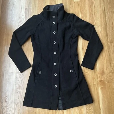 Kuhl Savina Alfpaca Fleece Sweater Jacket Women's XS Black - Image 1 of 4