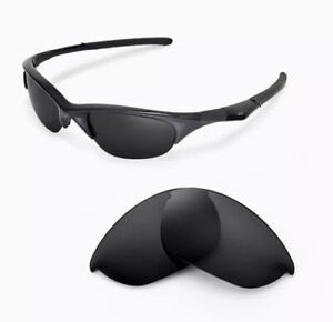 New WL Polarized Black Replacement Lenses For Oakley Half Jacket Sunglasses