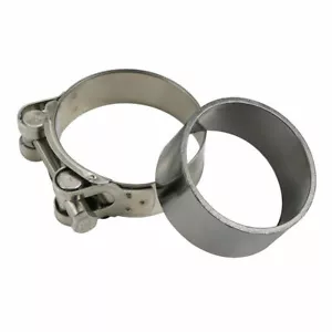 Suzuki GSF1200 Exhaust Collector seal & Stainless Steel Clamp / Gasket -- B3-26 - Picture 1 of 1