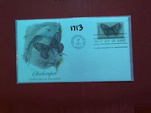 U. S.Stamp FDC-1713 -Butterflies -Fleetwood cachet- comb. shipping - Picture 1 of 1