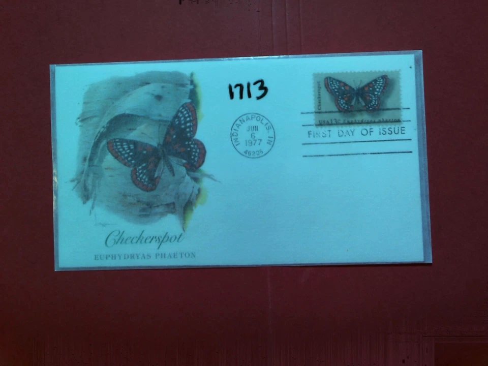 U. S.Stamp FDC-1713 -Butterflies -Fleetwood cachet- comb. shipping - Image 1 of 1