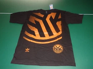 Camiseta Adidas Negra Naranja Para Hombre NY Knicks De Colección Rara Nueva Con Etiquetas Talla Grande ¡NUEVA! - Imagen 1 de 5