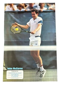 Vintage John McEnroe Tennis Magazine Poster 27.5 CmX 41.5 CMS - Picture 1 of 2