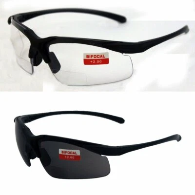 Two Pairs of Apex 2.0 Bifocal Safety Readers Glasses, One Clear and One Smoke - Image 1 of 3