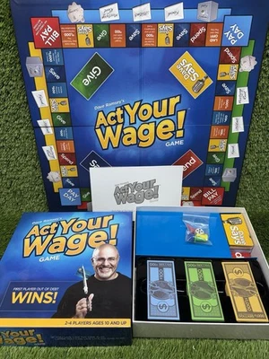 Dave Ramsey: Act Your Wage! Board Game COMPLETE WITH RULE BOOK AND CARDS - Image 1 of 3