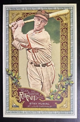 Cargador de caja Topps Allen & Ginter Stan Musial 2023 triple rip #7/99 sin rasgar Foto 1 de 2