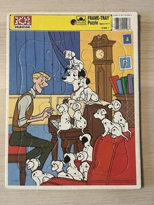 Vintage: 101 Dalmatians Frame Tray Puzzle GOLDEN - Picture 1 of 1