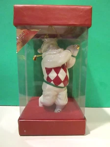 LENOX SANTA GOLF GOLF GOLFISTA Adorno - Navidad -- -- NUEVO en CAJA - Imagen 1 de 5