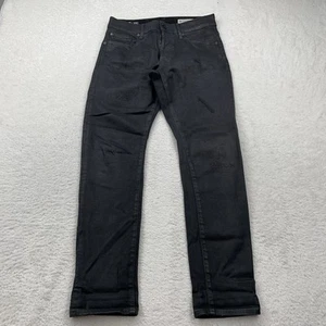 Men’s G-STAR RAW 3301 Slim Fit Restored Distressed Denim 30x30 Black - Picture 1 of 13