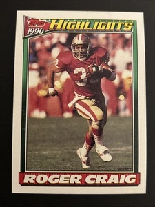 1991 Topps Roger Craig Highlights #2 San Francisco 49ers Nebraska Cornhuskers - Picture 1 of 10