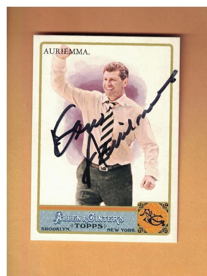 GENO AURIEMMA AUTOGRAPHED 2011 TOPPS ALLEN & GINTER CARD #133 SIGNED UCONN - Image 1 of 1