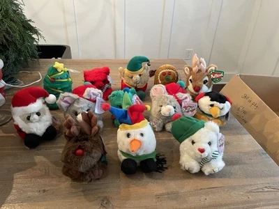 Vintage 90’s Christmas Puffkins Beanie Plush Lot With New With Tags Swibco - Image 1 of 4