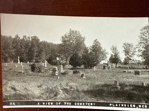 c.1900's "A View Of The Cemetery" Plainview, Nebraska UNPOSTED - Bild 1 von 4
