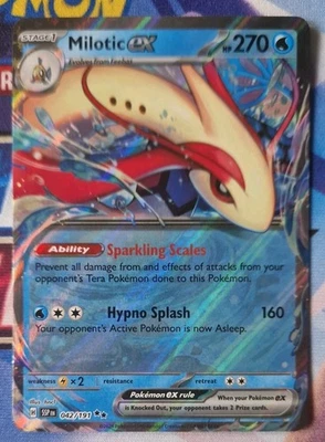 Milotic ex 042/191 Sv08: Surging Sparks Holo NM-Mint TCG Pokemon Card - Image 1 of 2