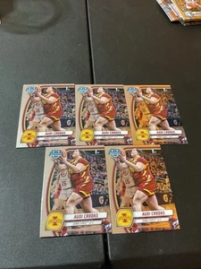 AUDI CROOKS 5 CARD LOT 2024-25 BOWMAN CHROME U 1ST ROOKIE-IOWA STATE-#9 - Picture 1 of 3