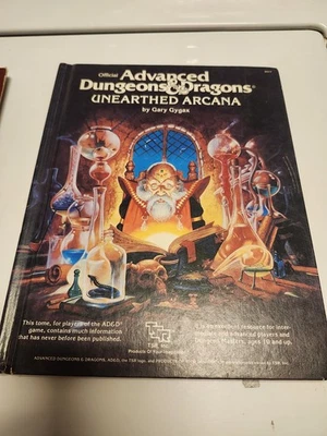 Dungeons & Dragons Unearthed Arcana AD&D Advanced Dungeons Dragons 1985 - Image 1 of 4