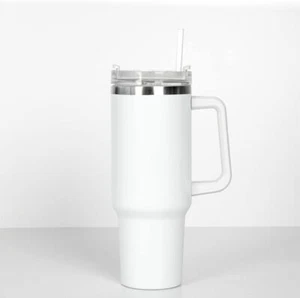 40oz Trinkbecher mit Deckel und Strohhalm Thermosbecher Vakuum Kaffeetasse DHL - Bild 1 von 17