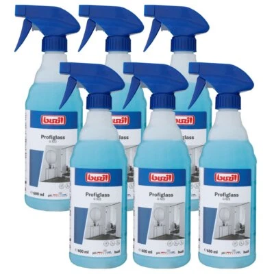 Buzil Profiglass G522 6 x 600ml Classic Glasreiniger mit Anti-Soiling-Effekt Set - Bild 1 von 2