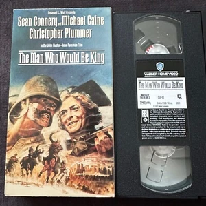 VHS VIDEO THE MAN WHO WOULD BE KING SEAN CONNERY - Picture 1 of 1
