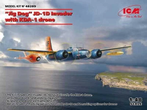 ICM 48289 - 1:48 Jig Dog JD-1D Invader con drone KDA-1 - Foto 1 di 8