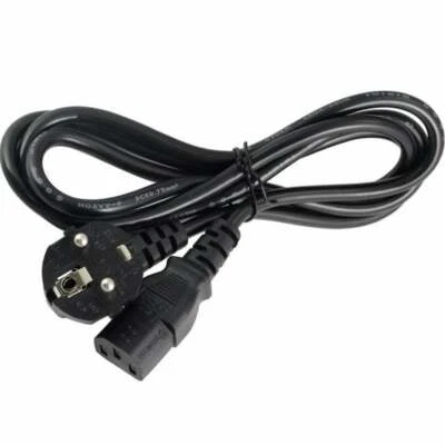 UKDJ 1.5m C13 IEC Kettle to European 2 Pin Schuko AC EU Plug Power Cable Lead - Image 1 of 4