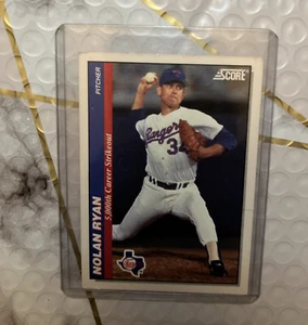 Nolan Ryan 1991, Score, Card 1/4 - Picture 1 of 2