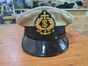 Brand New Captain's Hat Skipper's Hat Yachting Hats Caps - Picture 1 of 11