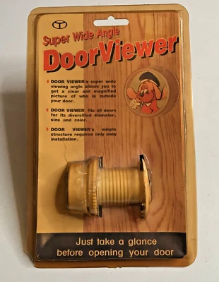 Vintage Door Viewer Super Wide Angle ( RARE ) - image 1 of 4