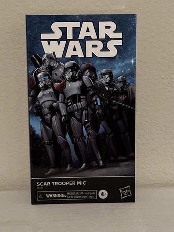 Star Wars Black Series SCAR Trooper Mic. New, Sealed Cover