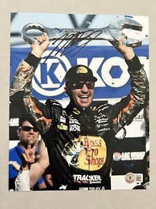 Martin Truex Jr. autographed signed 8x10 photo Beckett BAS COA NASCAR Daytona