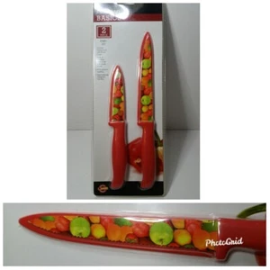 RARE Farberware Basics 2Pc Paring Peeling Knife Set Serrated Non-Serrated NEW - Picture 1 of 5