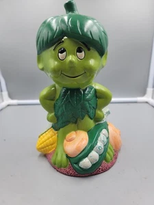 Vintage Jolly Green Giant Co 1985 Little Green Sprout Musikbank FUNKTIONIERT (DD) - Bild 1 von 5