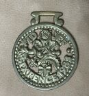 Brass Horse Medallion Vintage English FID DEF Six Pence 1983
