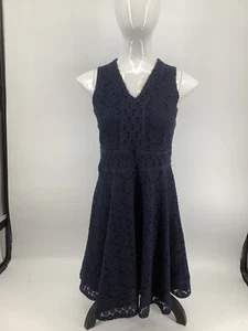 Charter Club Damen Kleid Größe PM Spitze Häkel ärmellos gefüttert - Bild 1 von 3