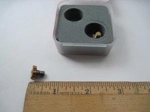 (Qty 2) 1/2" x 1/8" x .016R Carbide T-Slot Milling Tip Tungaloy 6864071, TiCN - Picture 1 of 4