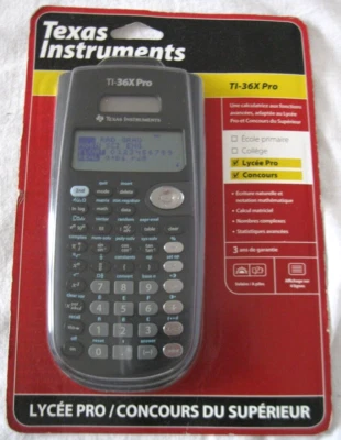 calculatrice scientifique texas instruments ti-36x pro neuve sous blister - Photo 1/4
